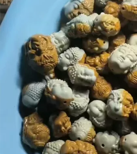 阿拉善彩玉一念神魔手串也可以穿十八罗汉  ...
