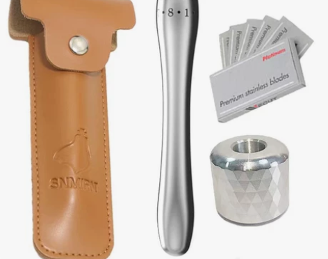 【全新包邮】神秘人磁吸剃须刀手动刮胡刀可调...