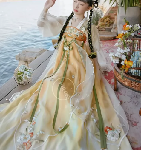 汉服出租 十三余  花朝如约王者联名款 租...