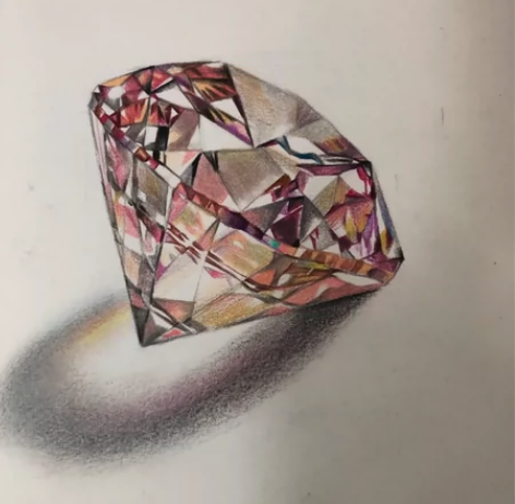 18.5cm26cm 手绘彩铅16开 感兴...