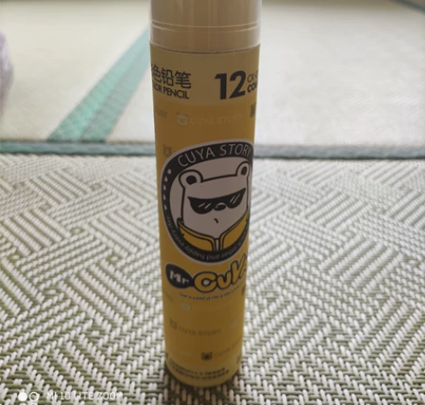 真彩12色彩色铅笔，送得力橡皮和卷笔刀，不...