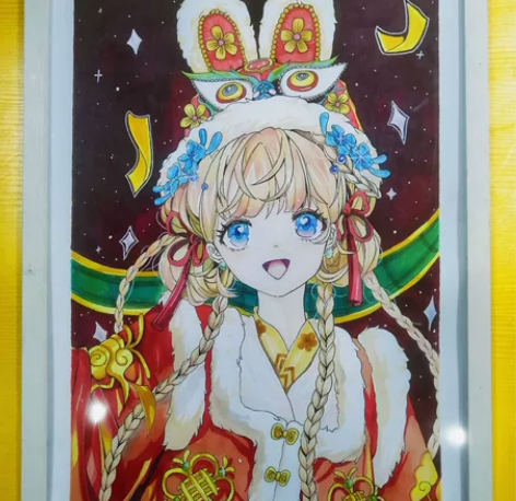 素描画像马克笔彩铅人物头像定制 手绘头像定...