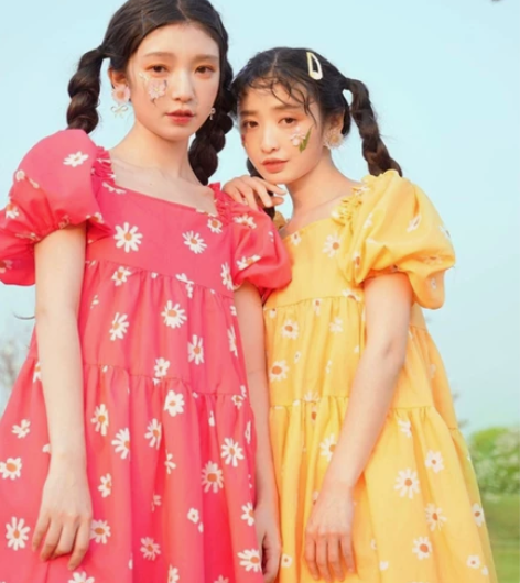 DEAR栗森女风原创手绘猫咪童趣印花不规则...