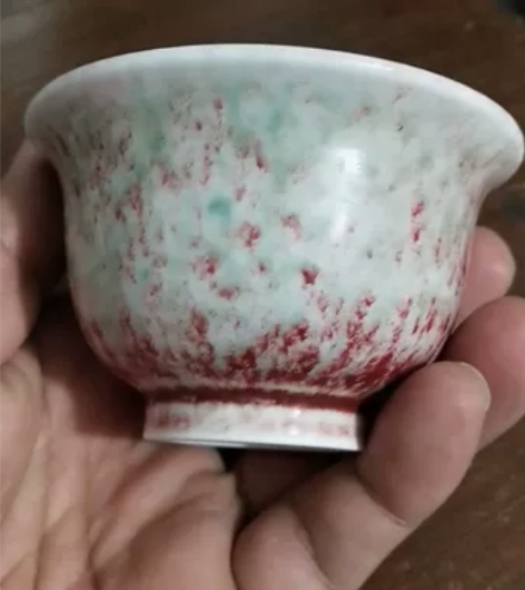 豇豆红主人杯 全品，高温原矿釉，全手工 包...