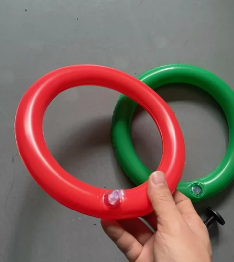 充气套圈圈,儿童投掷套环16cm左右,幼儿...