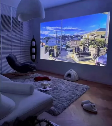 高清投影仪 家用一直放着，全新大概还有20...