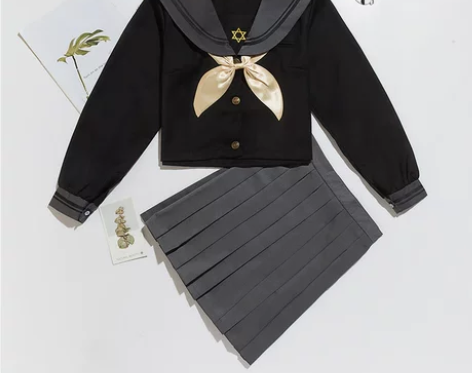 白泽日式正统JK制服动漫美少女服装高中生校...