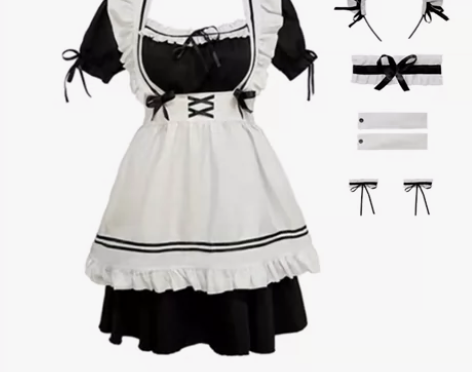 奇迹暖暖环游世界可爱女仆Cosplay服装...