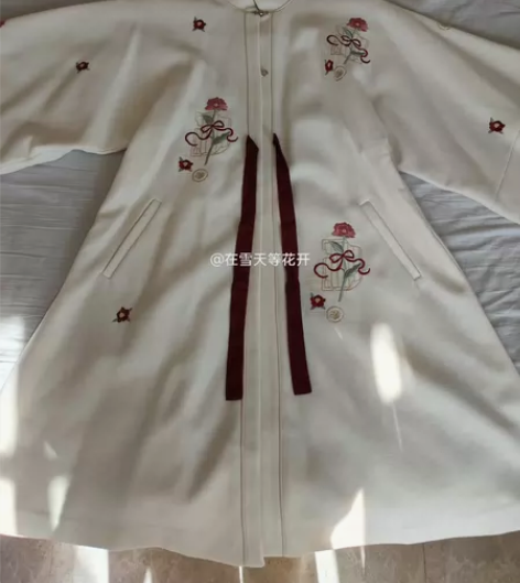 徐娇织羽集/花信风/秋冬毛呢国风外套汉元素...