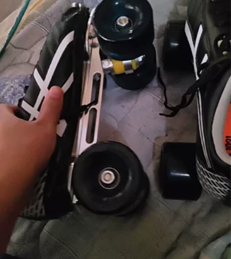 旭日入门级双排溜冰鞋 7075铝合金支架 ...