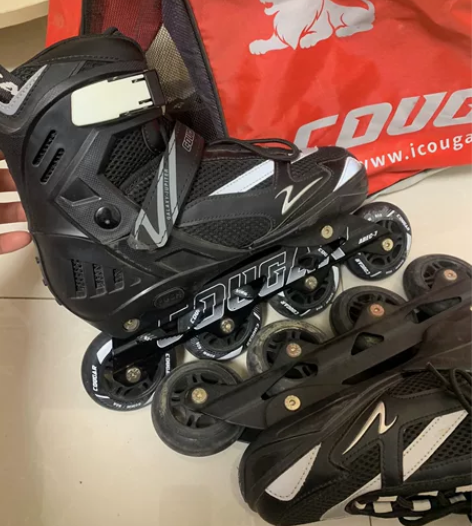 美洲狮成人轮滑鞋女大学生社团初学溜冰鞋直排...