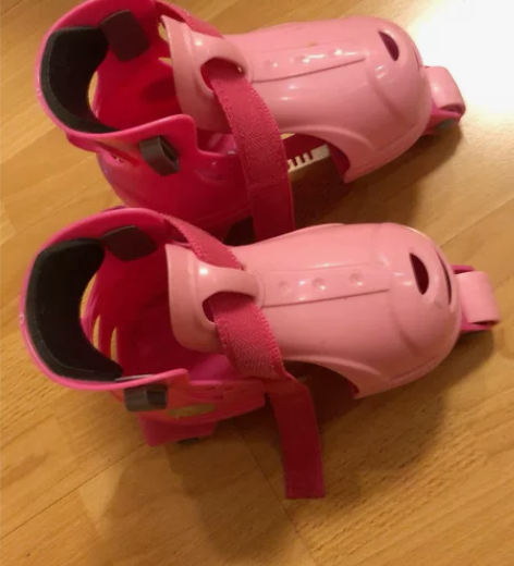 闲置旱冰鞋狮普高可调旱冰鞋30-33，建议...