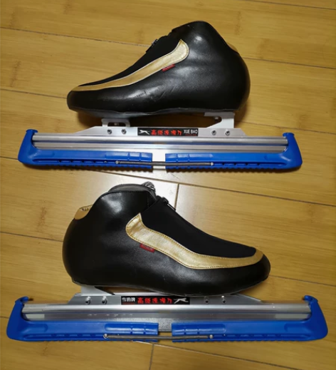 雪豹牌高级速滑冰刀，44号，八成新，因脚踝...