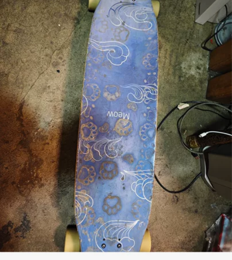 喵板 长板 二代蓝喵，蓝喵真的超级好看，图...