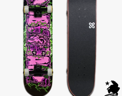 极限公社 王一博同款专业组装滑板初学者双翘...