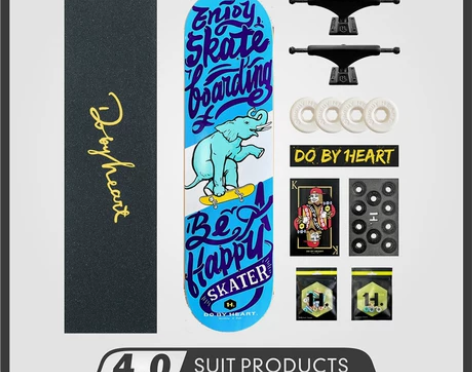 DBH滑板初学者儿童男女生成人双翘专业板 ...