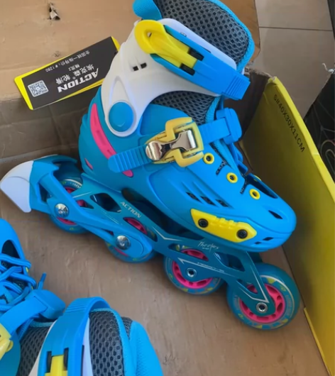 【全新正品】动感精灵2轮滑鞋溜冰鞋直排轮旱...