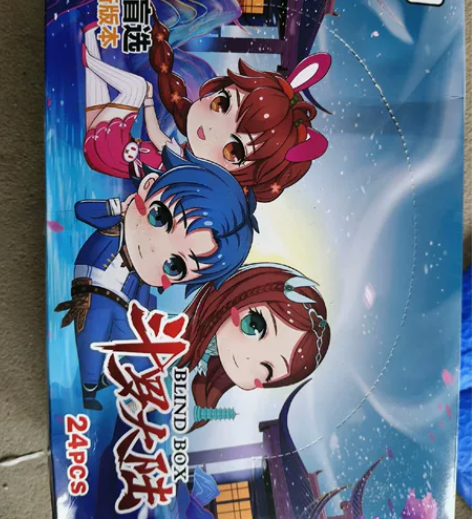 网红斗罗大陆公仔盲盒手办唐三小舞动漫模型玩...