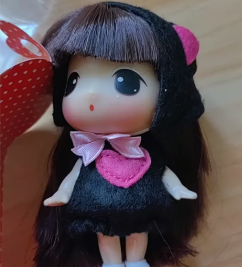 ddung冬己娃娃迷糊可爱甜美系挂件包包配...