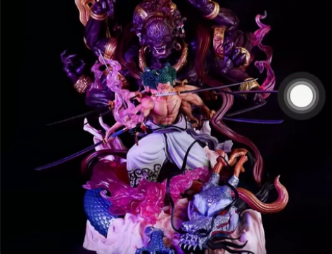 海贼王索隆超大手办 和之国阿修罗 高约50...