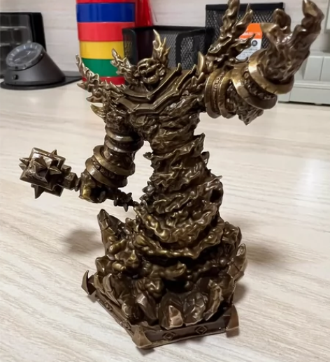 全新魔兽世界经典铜雕，拉格纳罗斯，大螺丝，...