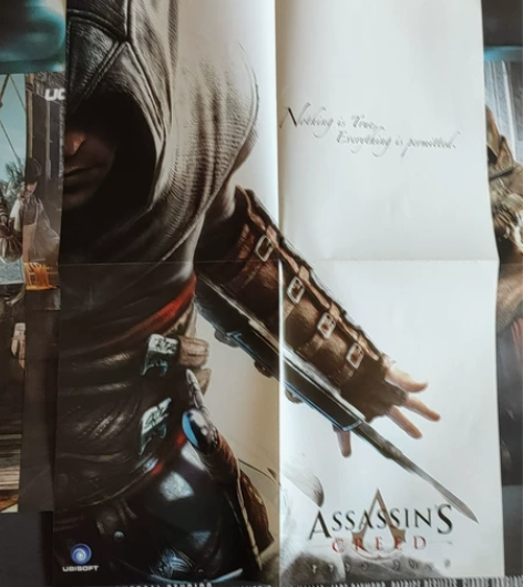 游戏海报，刺客信条 3张游戏海报打包