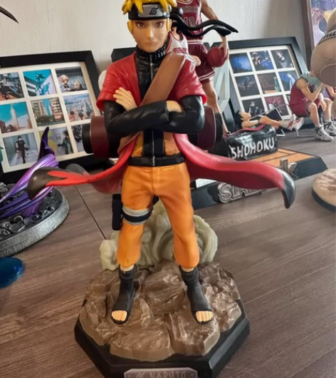 火影忍者 gk 仙人模式LS鸣人手办男生九...