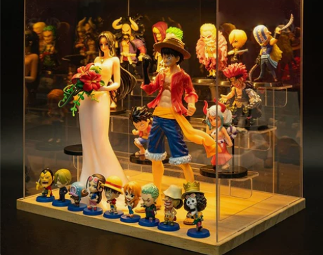 海贼王手办全套路飞女帝周边索隆q版盲盒公仔...