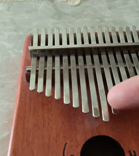 安德鲁桃花心木单板卡林巴17音10音拇指琴...