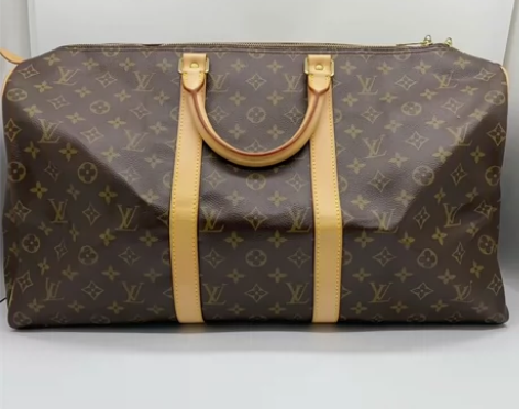 Lv老花旅行包50手提款 98新 编码03...