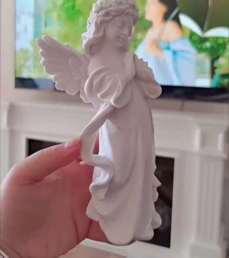 【全新未拆封！】北欧创意人物天使雕塑摆件摆...