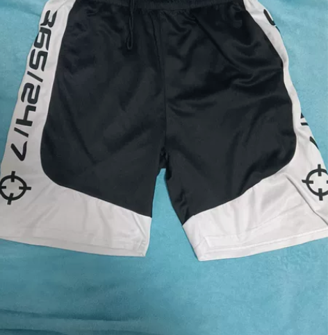 准者篮球裤运动裤夏宽松美式裤子训练五分裤男...