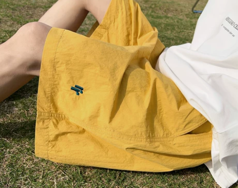 【狂欢价】短裤男夏季薄款冰丝速干刺绣沙滩裤...