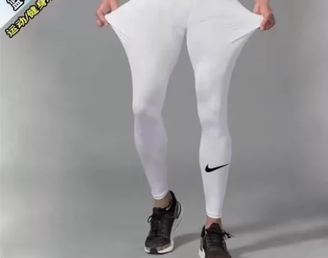 【网红紧身裤男美式】nk健身高弹压缩训练裤...