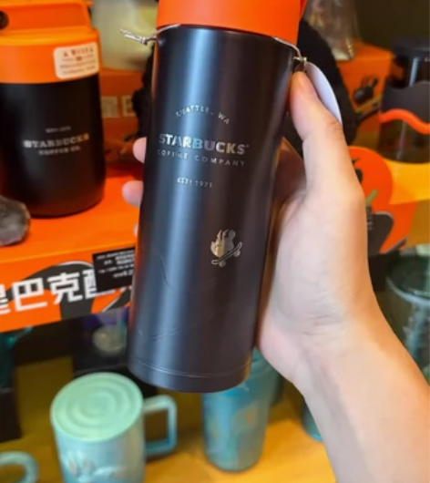 65折/星巴克杯子500ml膳魔师保温杯扭...