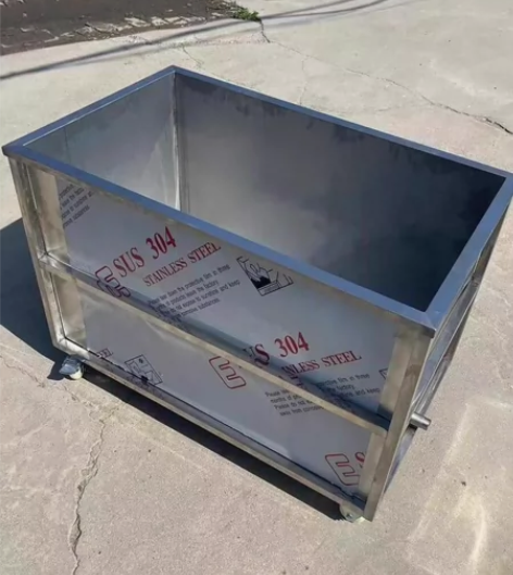 不锈钢水箱大容量储水桶解冻池加厚带轮水池水...