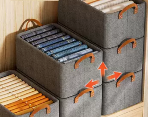 日本MUJIE衣服收纳箱家用衣柜分层神器