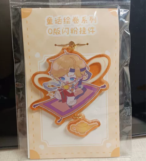 时空中的绘旅人 童话绘卷系列Q版亚克力闪粉...