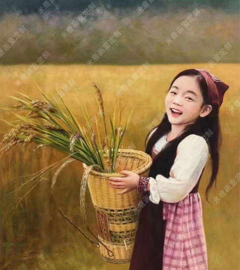 纯手绘定制油画人像人物真人肖像手工挂画订制...