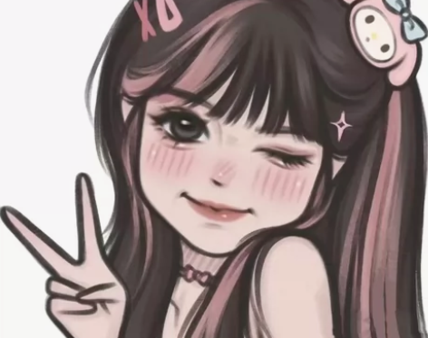 May风头像定制真人转漫画手绘情侣头像可可...