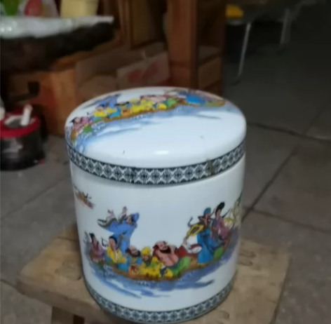 景德镇青花陶瓷落地大花瓶中式客厅大厅电视机...