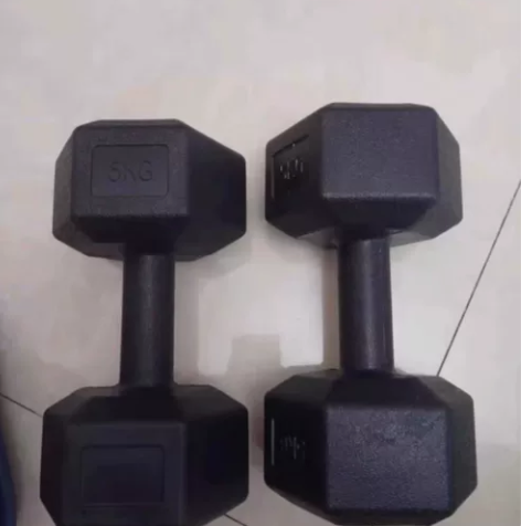 哑铃，清仓处理全新10公斤六角哑铃男士健身...