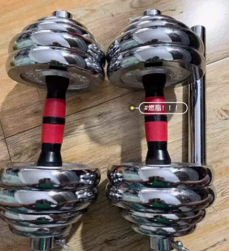 【全新纯铁电镀哑铃】男士女士健身家用男大宿...