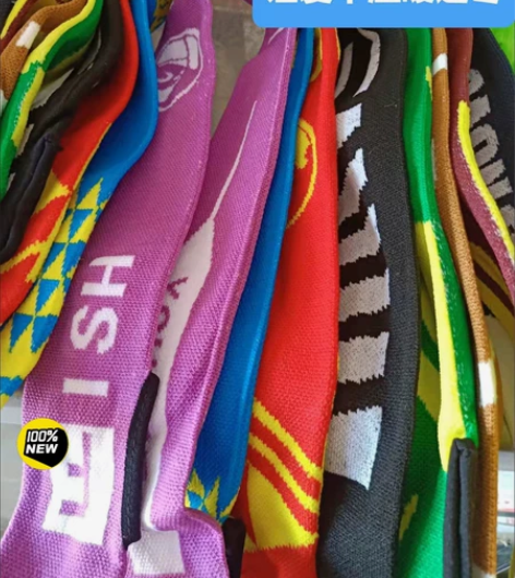 高弹力针织杆袋加厚伸缩鱼竿袋护杆套鱼杆套钓...