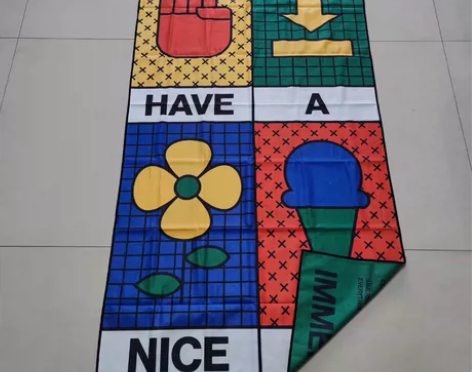 出口90*180cm速干游泳浴巾，健身速干...