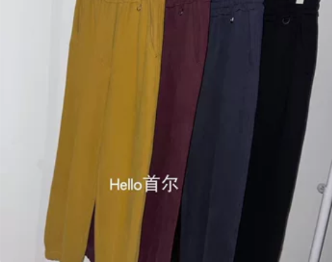 ?贵姐家加绒卫裤 大雁家入，出酒红色，仅穿...