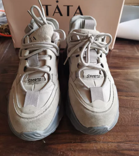 Tata/他她,女士厚底休闲运动鞋,增高老爹鞋,38码 成色... Tata/他她,女士厚底休闲运动鞋,增高老爹鞋,38码 成色...