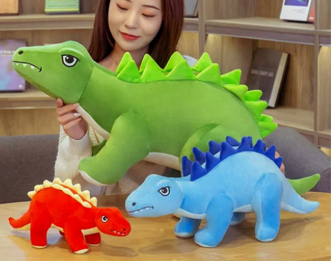 可爱恐龙毛绒玩具剑龙公仔玩偶布娃娃男孩儿童...