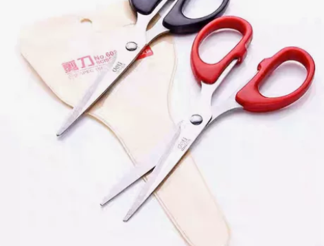 得力6034办公剪刀，锋利不锈钢美工剪刀，...