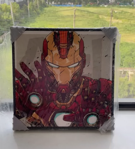 「漫威钢铁侠复仇者联盟人物动漫卧室客厅摆画...